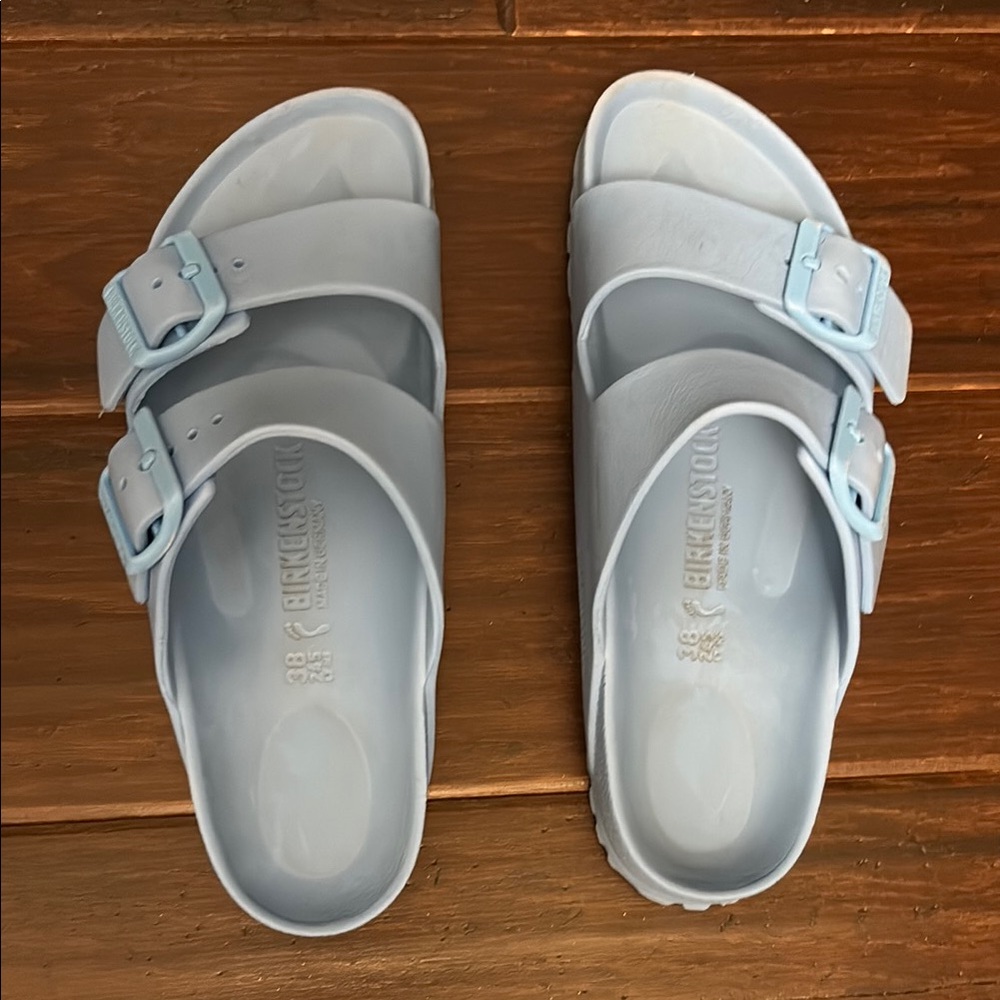 Light Blue Birkenstock EVA Sandals